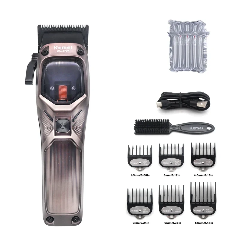 KEMEI 1726 Professional Hair Clipper with DLC - Image 8
