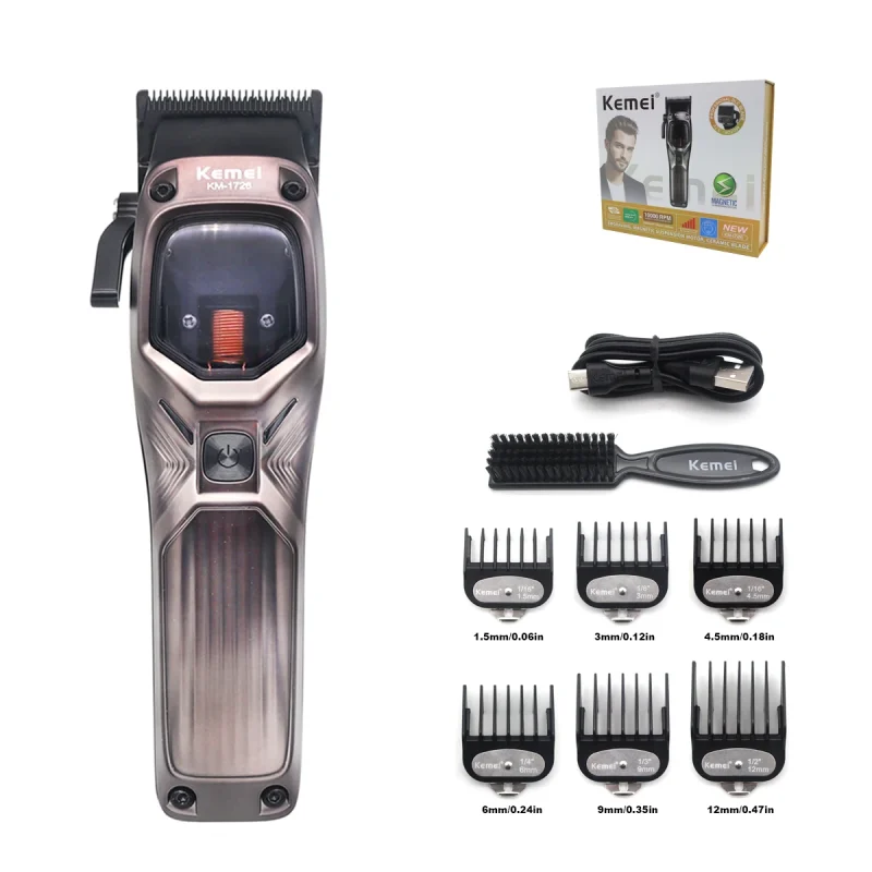 KEMEI 1726 Professional Hair Clipper with DLC - Image 7
